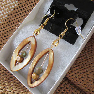 18K Gold Plated Beach-Naturals Earrings